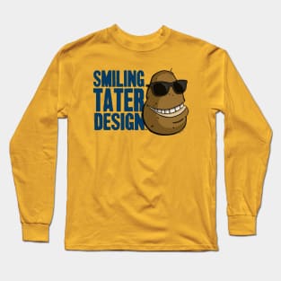 Smiling Tater Design Long Sleeve T-Shirt